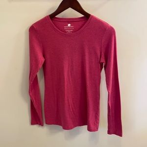 Banana Republic long sleeve T-shirt. Pink. Small
